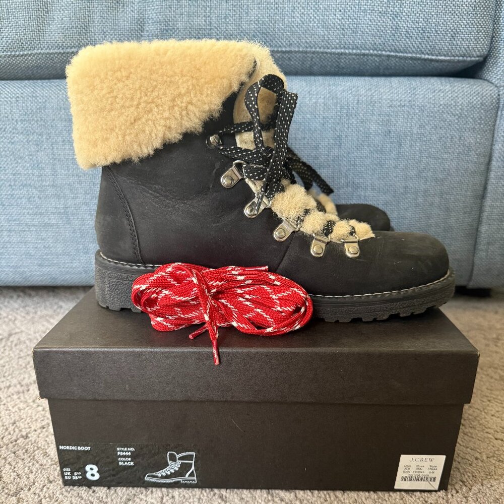 J Crew Nordic Boots Women's - Size 8